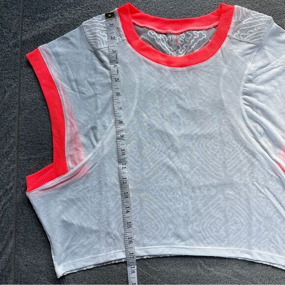 NWT Free People Sleeveless Mesh Back Tank Sleeveless Tennis Layer Top - Picture 8 of 12